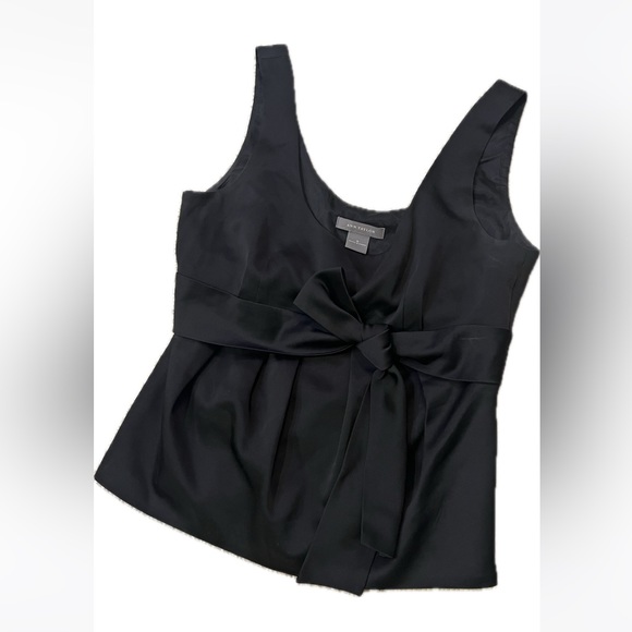 Ann Taylor Tops - Ann Taylor Black Bow Formal Tank Size 4
